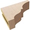 Ekena Millwork 3"W x 9"D x 6"H Classic Asheboro Rough Cedar Woodgrain TimberThane Corbel, Primed Tan CORUR03X09X06ASHRCPR - alternate 6